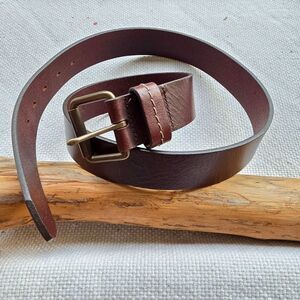 Allen Edmonds Brown Leather Belt